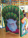 Carousel Works Peacock Chariot Detail