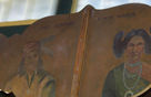 Herschell-Spillman Rounding Board Reverse Side Painting