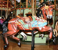 Outside Row Jumping Horse