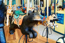 Carousel Works Bear and Wild Dog