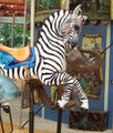 (L-R) Zebra and Elephant