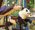 (L-R) Otter and Giant Panda