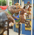 (L-R) Gorilla, Babirusa, and Rabbit