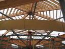 Boulder, Montana Carousel Rounding Boards and Building Under Construction