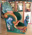 Carousel Works Peacock Chariot