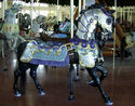 Armored Lead Horse New Wood Carving - Carver Unknown
