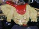Dentzel Giraffe Outside Row Stander Carving Detail