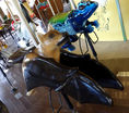Carousel Works Bat and Poison Dart Frog