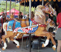Carousel Works Outside Row Horse