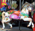 Carousel Works Outside Row Horse