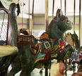 Carousel Works Cat 3nd Row Jumper Carving Detail