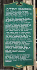 Cowboy Carousel Information Sign