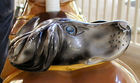 Cantle Carving - Dog's Head