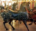 Outside Row Stander - Sleigh Bell Horse Before Restoration
