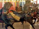 Outside Row Stander - Fish Net Horse Before Restoration