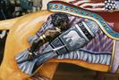 Herschell-Spillman Lion Outside Row Stander Carving Detail