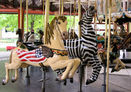 Outside Row Jumping Flag Horse Row