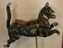 Dentzel Cat with Fish on Display