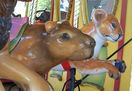 Carousel Works Capybara and Lion Cub