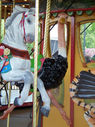 Carousel Works Horse and Ostrich