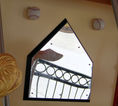 Shield with Home Plate Mirror