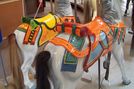 Carmel 3rd and 4th Row Stander Saddle Detail