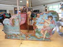 Dentzel Swan Chariot - Unrestored to Display Original Paint