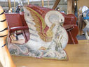 Dentzel Swan Chariot - Unrestored to Display Original Paint