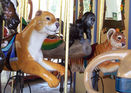 Carousel Works Lion Cub, Baby Gorilla, and Tiger