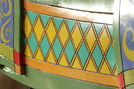 Horse Blanket Carving Detail