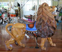 G. A. Dentzel Lion Outside Row Stander