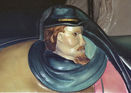 Looff Cantle Carving Detail
