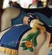 Parker Cantle Carving Detail