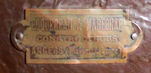 Coquereau & Marechal Plaque Found On The Brown Rooster