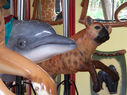 Carousel Works Dolphin and Hyena