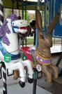 Theel Metal Parker Style Horse and Theel Metal Rabbit Jumpers