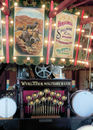 Inside Scenery Panels and Band Organ